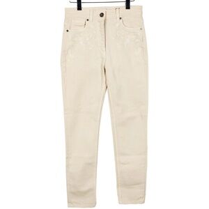 Etro Cream Skinny Jeans Versatile Chic